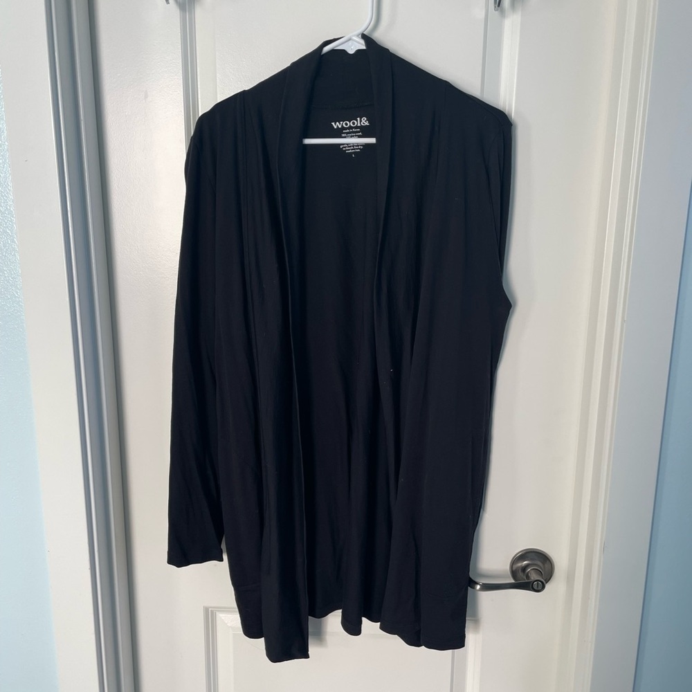 Wool& Black Landmark Cardigan